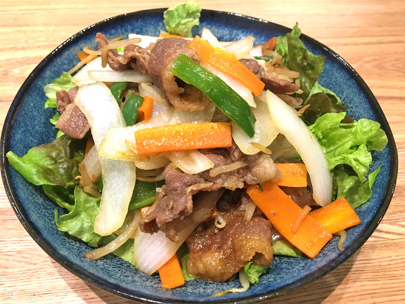 セブンミールのミールキット「野菜と食べる牛焼肉」